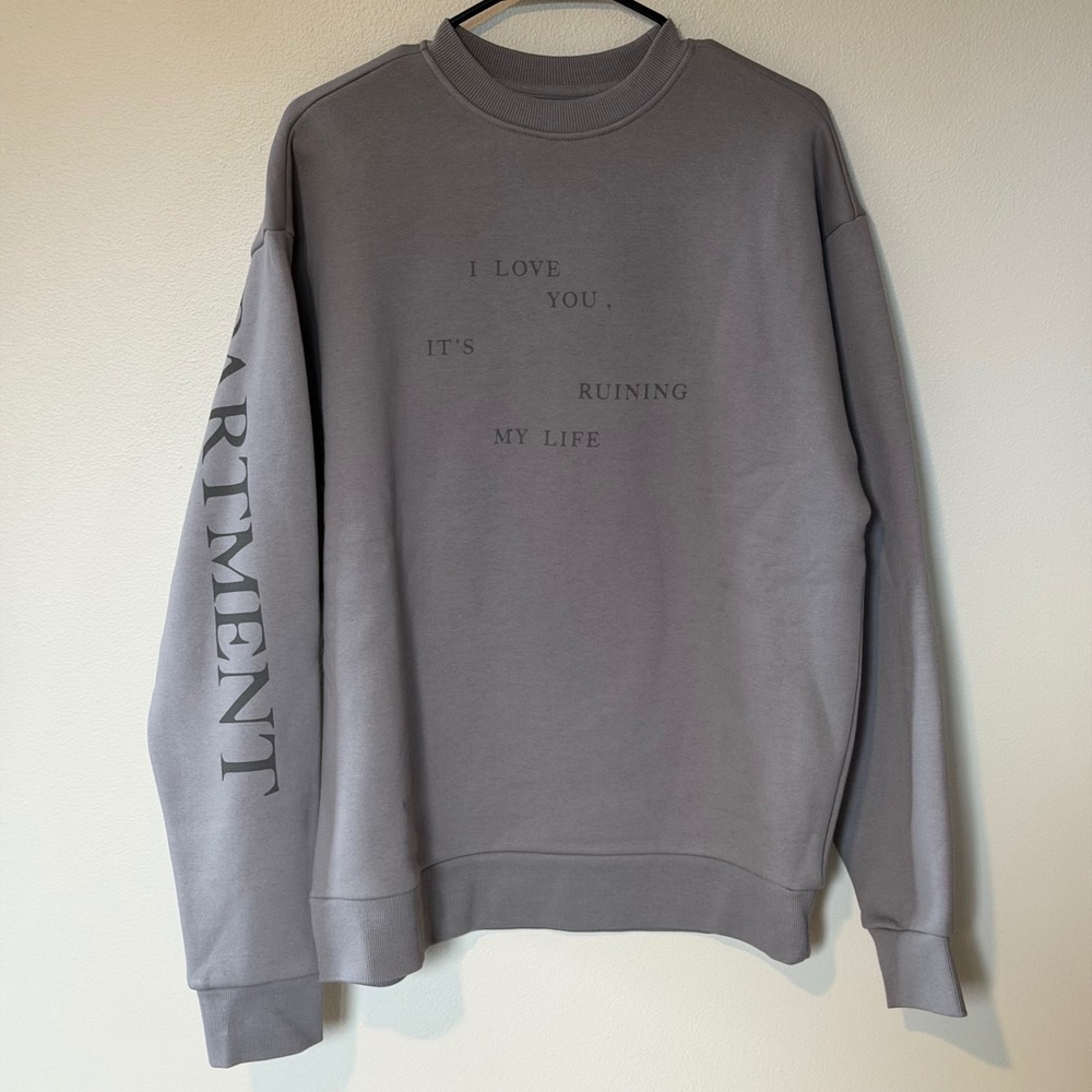New Taylor Swift Tortured Poets Department Fortnight Crewneck Sweatshirt Medium